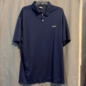 Acer Nike Men's Navy Polo Button Shirt